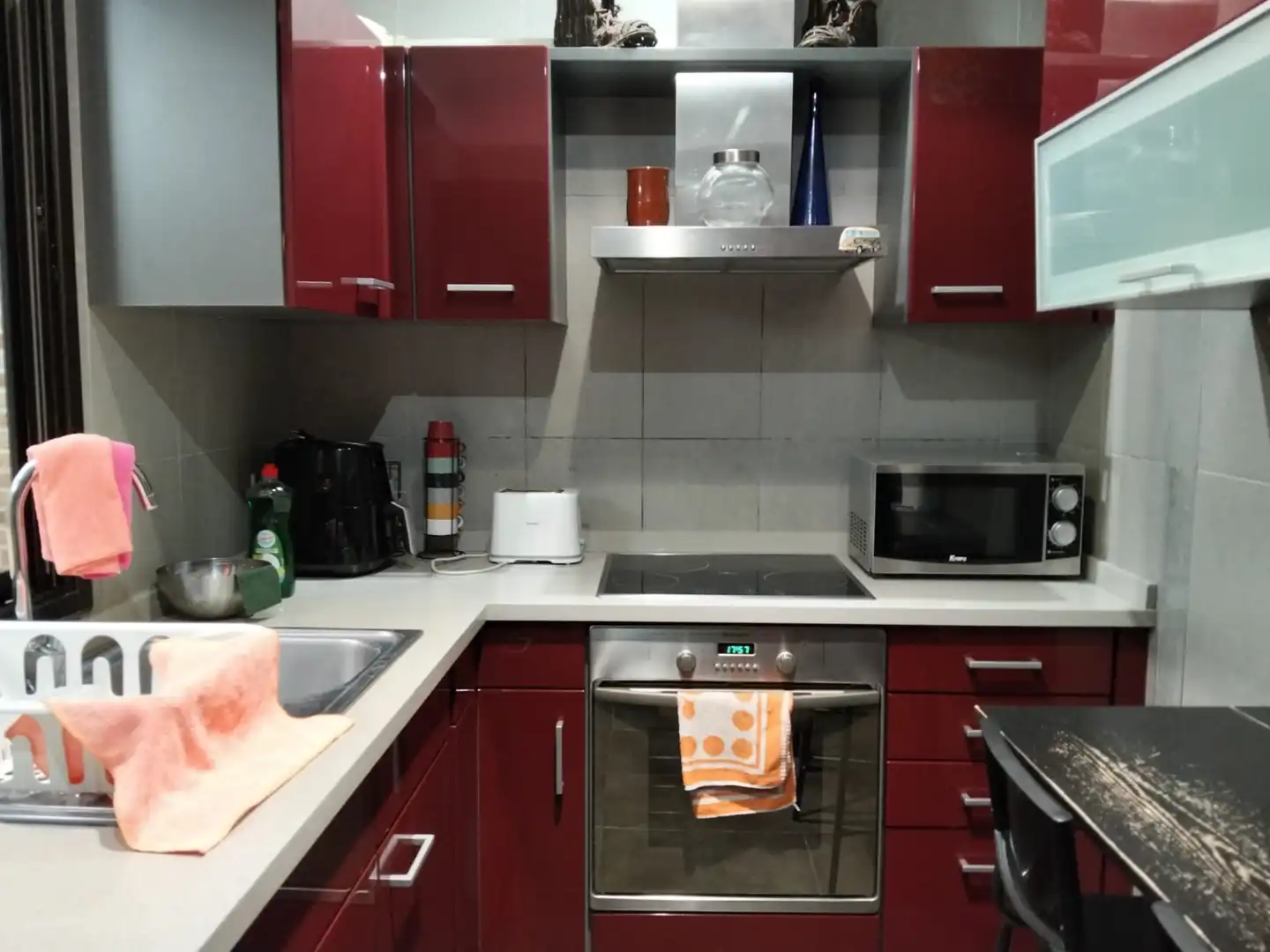 Cocina de Piso de alquiler en Santa Cruz de Tenerife con Aire acondicionado, Parquet y Amueblado