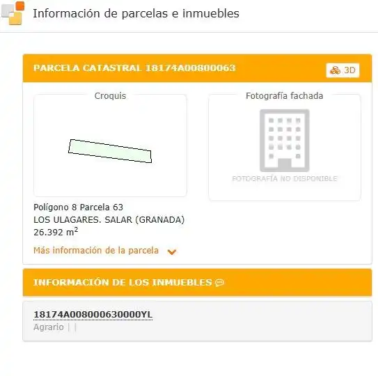 Jardín de Finca rústica en venta en Salar