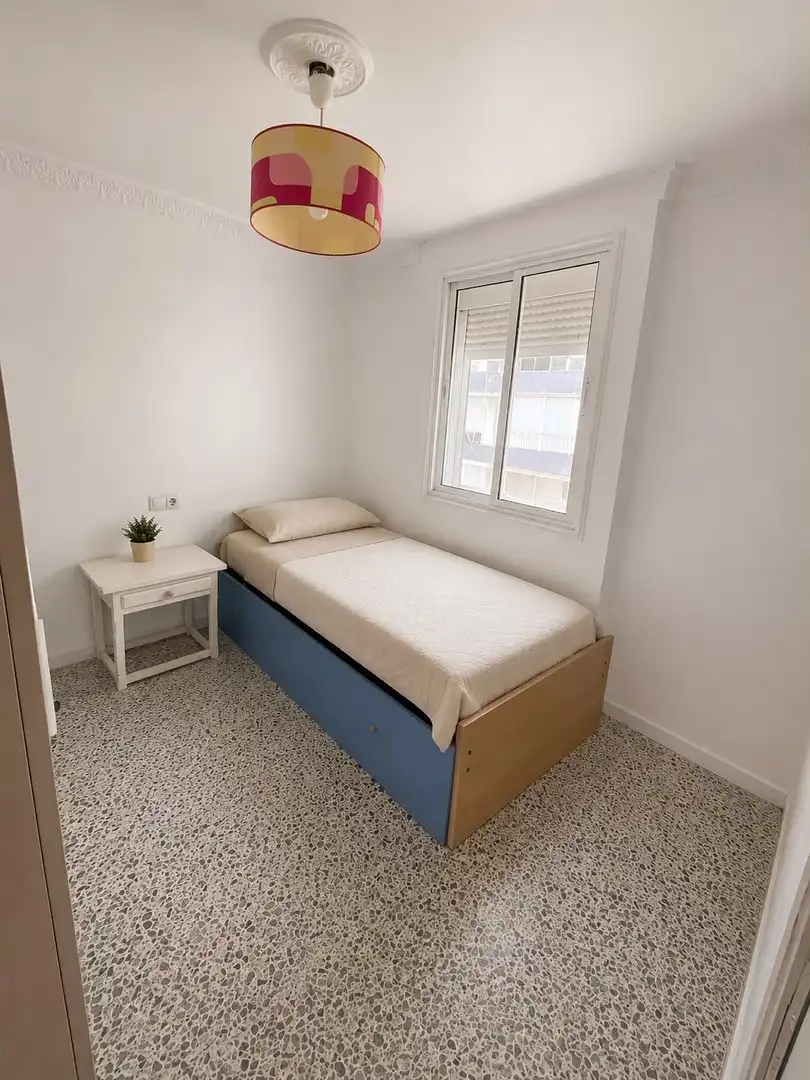 Schlafzimmer von Wohnung zur Miete in Sevilla mit Terrasse und Möbliert