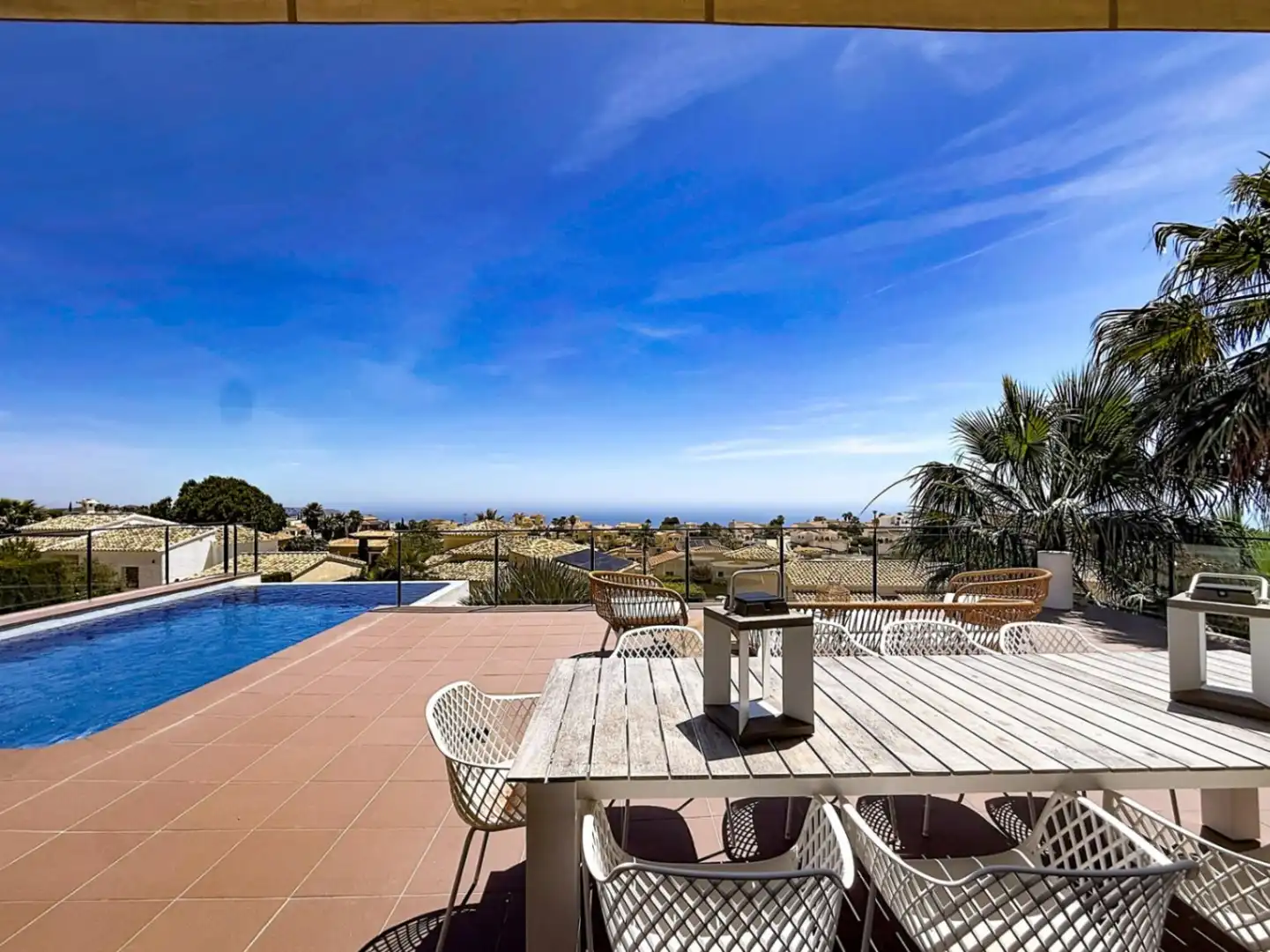 Terraza de Casa o chalet en venta en Benitachell / El Poble Nou de Benitatxell con Aire acondicionado, Calefacción y Jardín privado