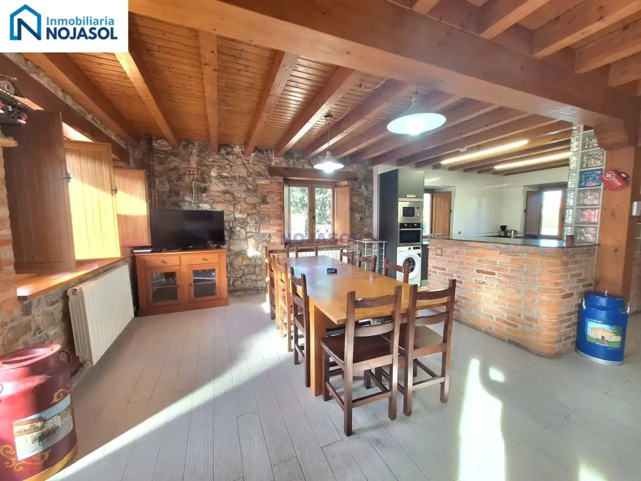 Comedor de Casa o chalet de alquiler en Noja con Calefacción, Jardín privado y Terraza