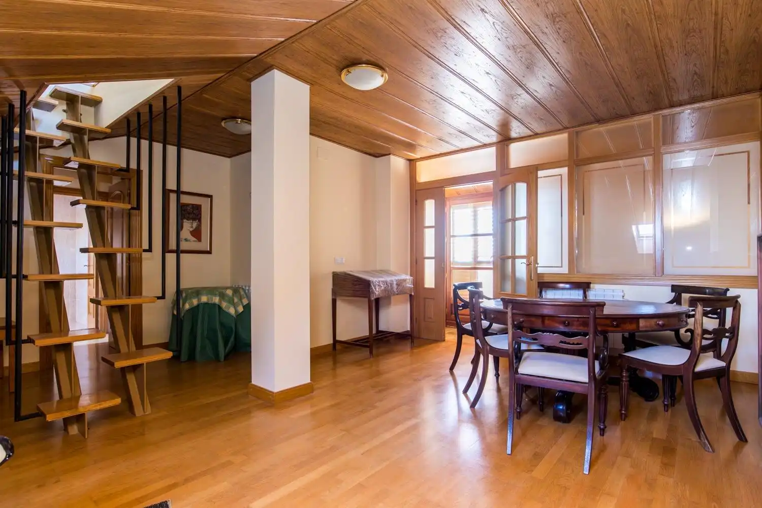Comedor de Ático en venta en Borja con Calefacción, Parquet y Terraza