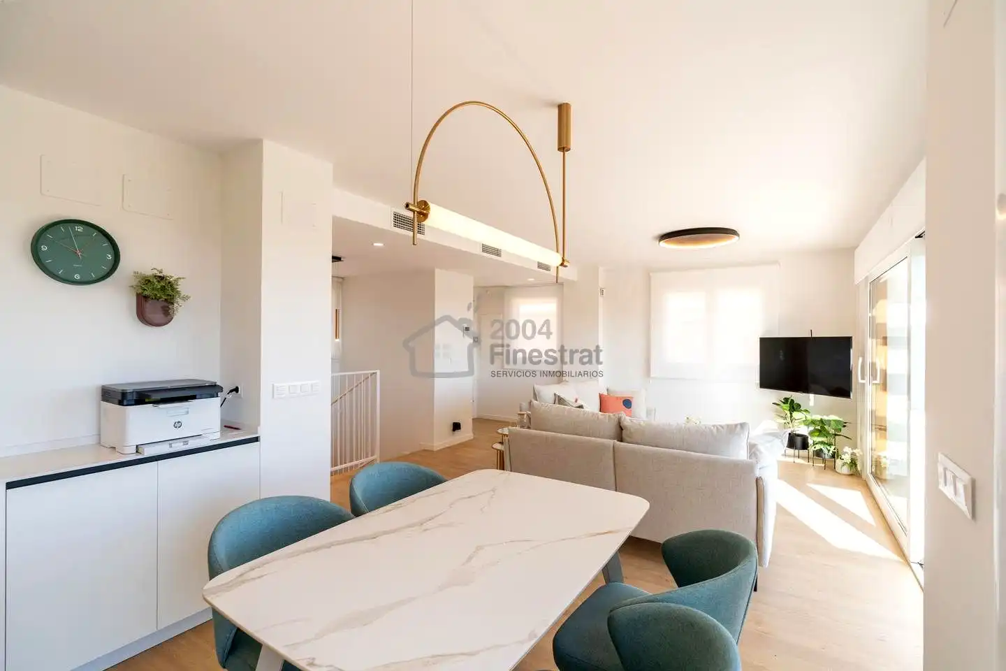 Sala de estar de Casa adosada en venta en La Nucia con Aire acondicionado, Jardín privado y Terraza