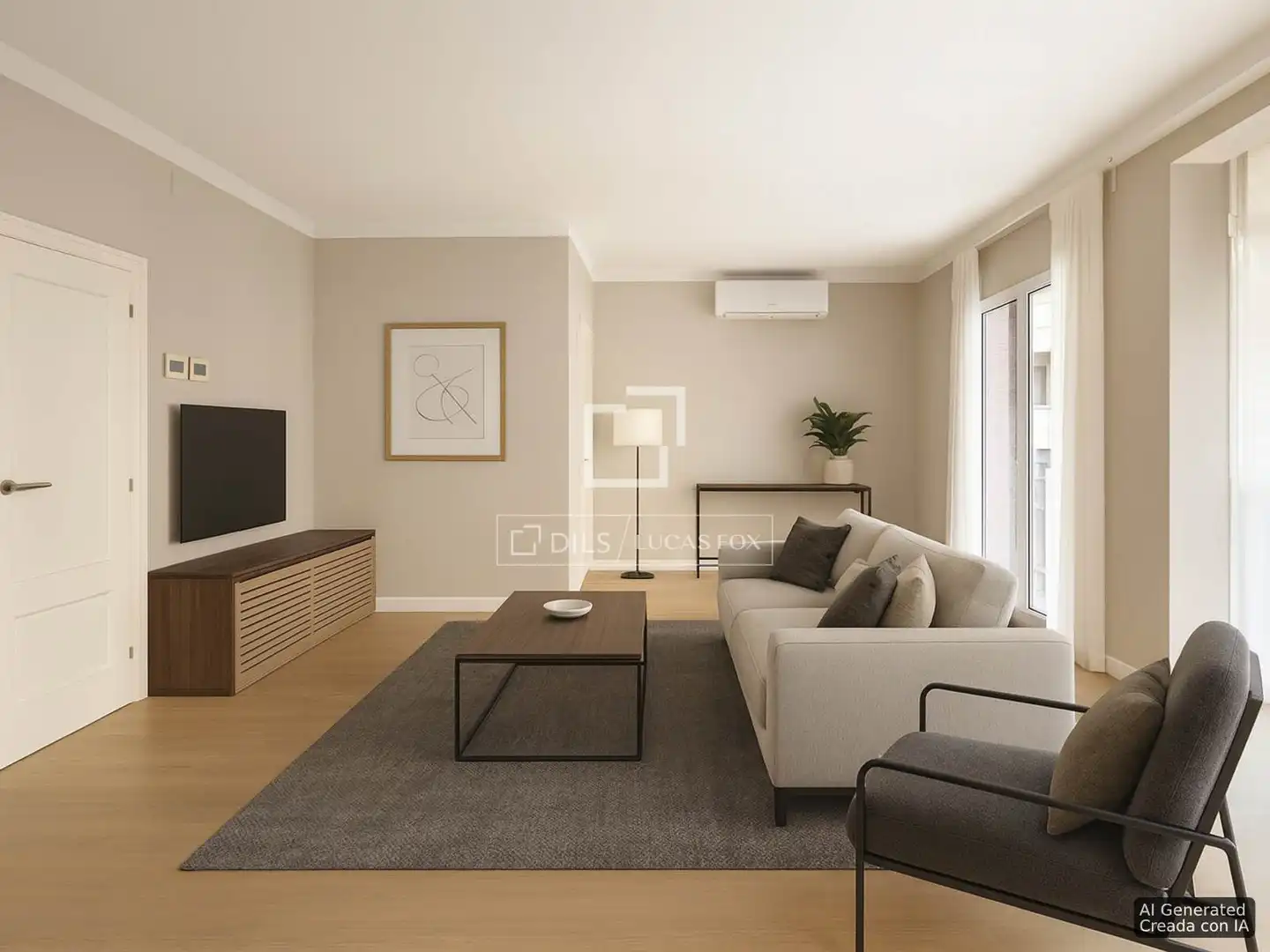 Sala de estar de Piso en venta en Barcelona con Aire acondicionado y Calefacción