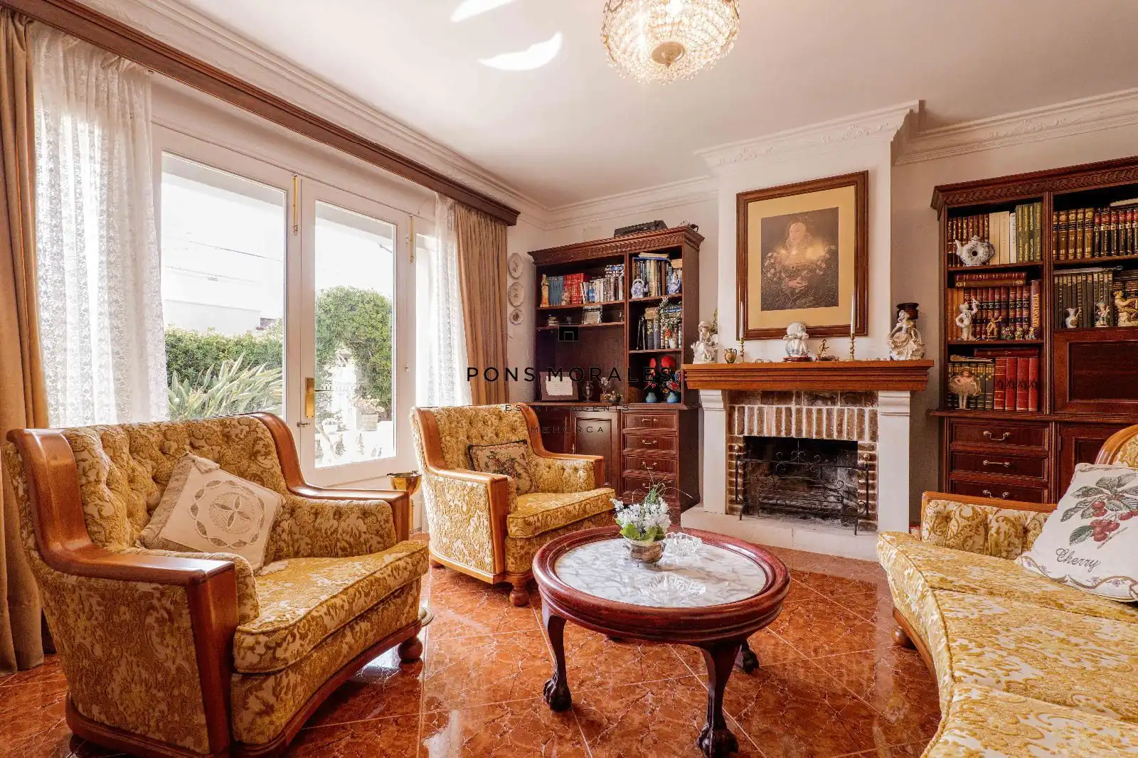 Living room of Detached homes for sale in Ciutadella de Menorca  with Air Conditioner, Heating and Terrace