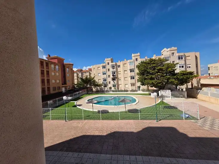 Exterior view of Flat for sale in La Manga del Mar Menor  with Furnished, Balcony and Community pool