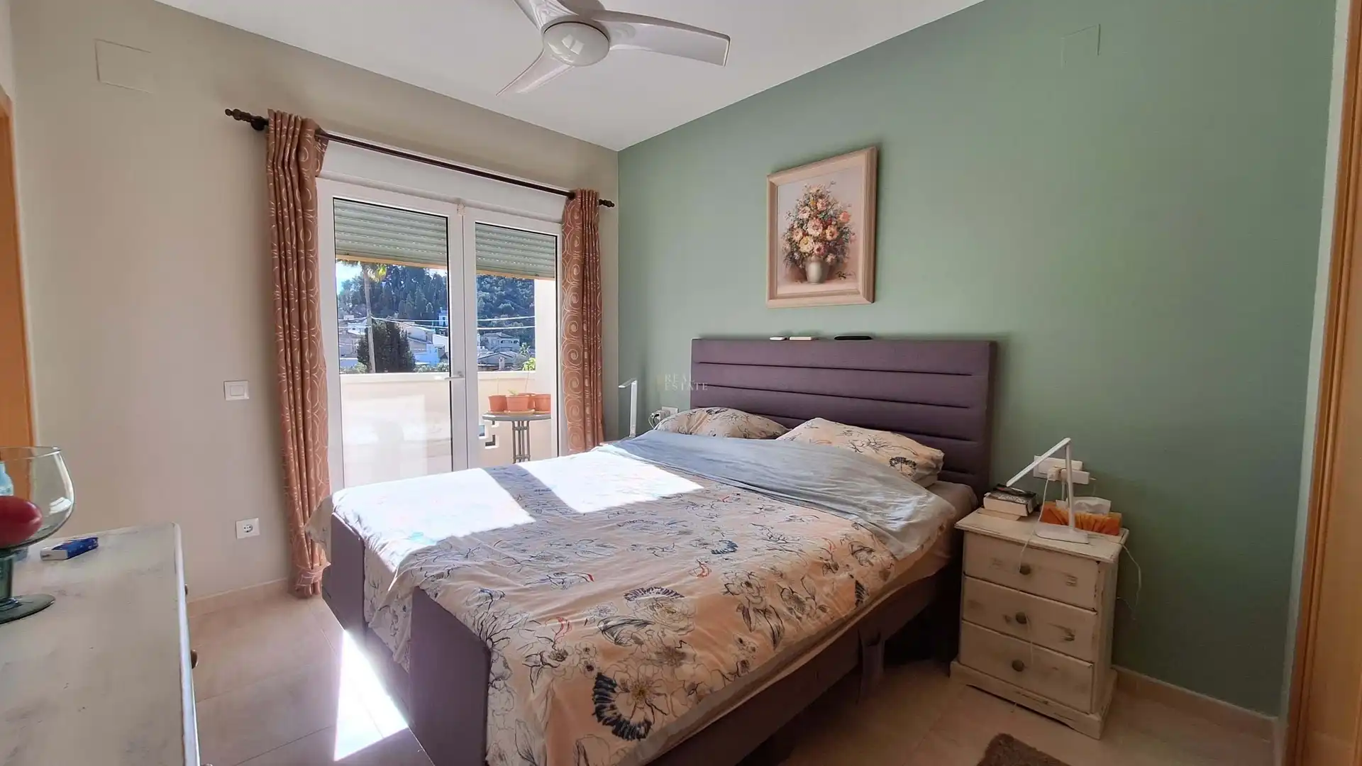 Bedroom of Detached homes for sale in El Ràfol d'Almúnia  with Air Conditioner, Terrace and Swimming Pool