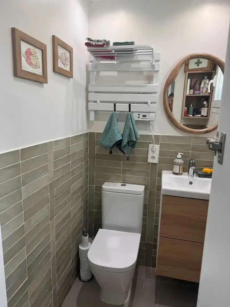 Baño de Casa o chalet en venta en  Madrid Capital con Aire acondicionado y Balcón