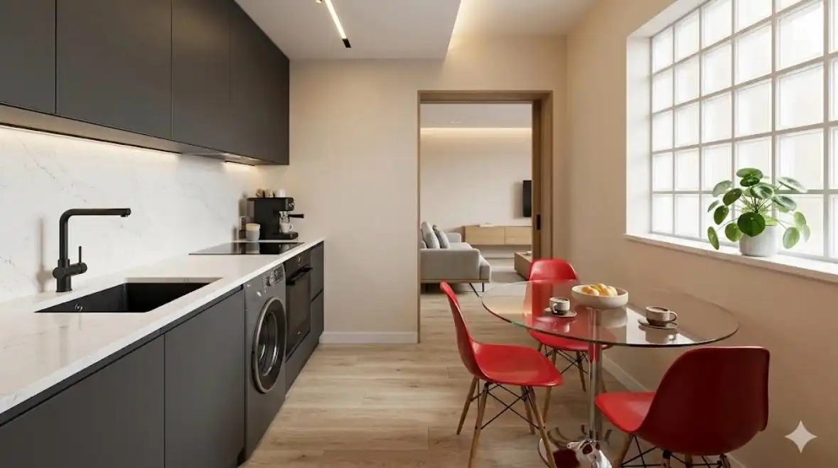 Kitchen of Flat for sale in Las Rozas de Madrid  with Air Conditioner, Heating and Terrace