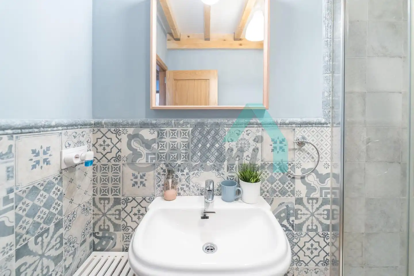 Baño de Casa adosada en venta en Ribadeo con Calefacción, Jardín privado y Terraza