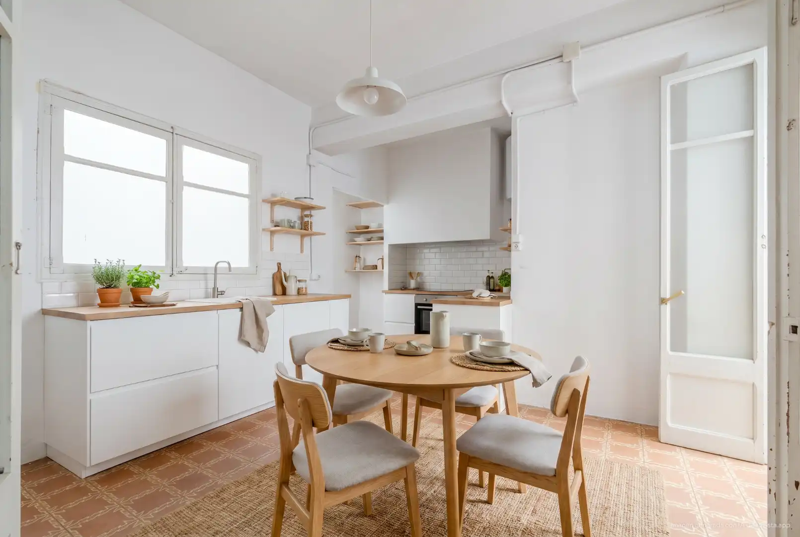 Cocina de Ático en venta en Girona con Trastero y Balcón
