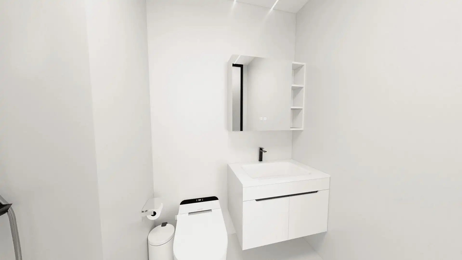 Baño de Casa o chalet en venta en Alicante / Alacant con Aire acondicionado