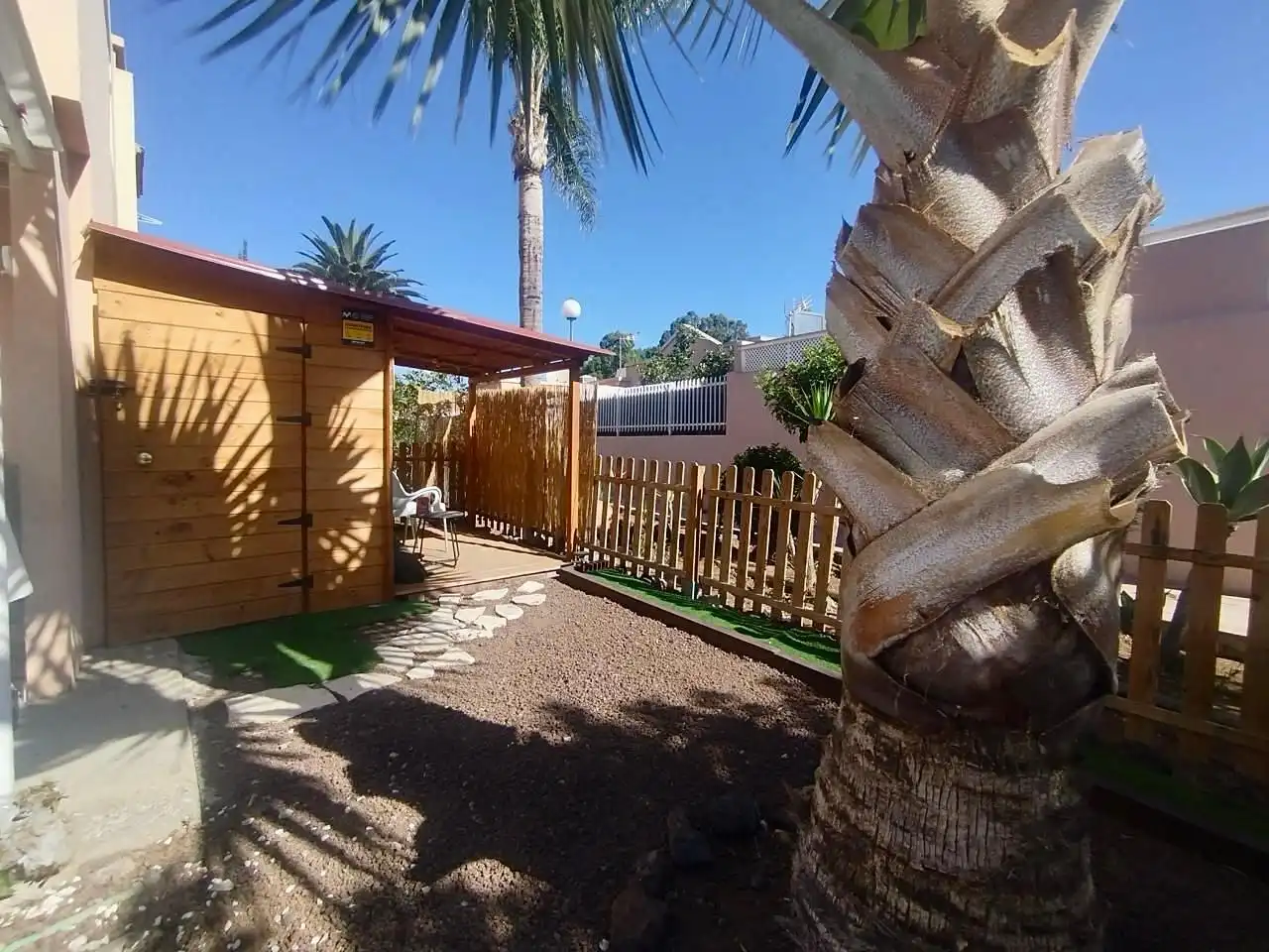 Jardí de Dúplex en venda en San Bartolomé de Tirajana amb Aire condicionat, Jardí privat i Terrassa