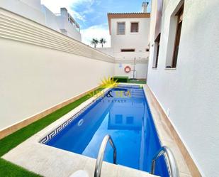 Swimming pool of House or chalet to rent in San Pedro del Pinatar  with Air Conditioner, Heating and Terrace