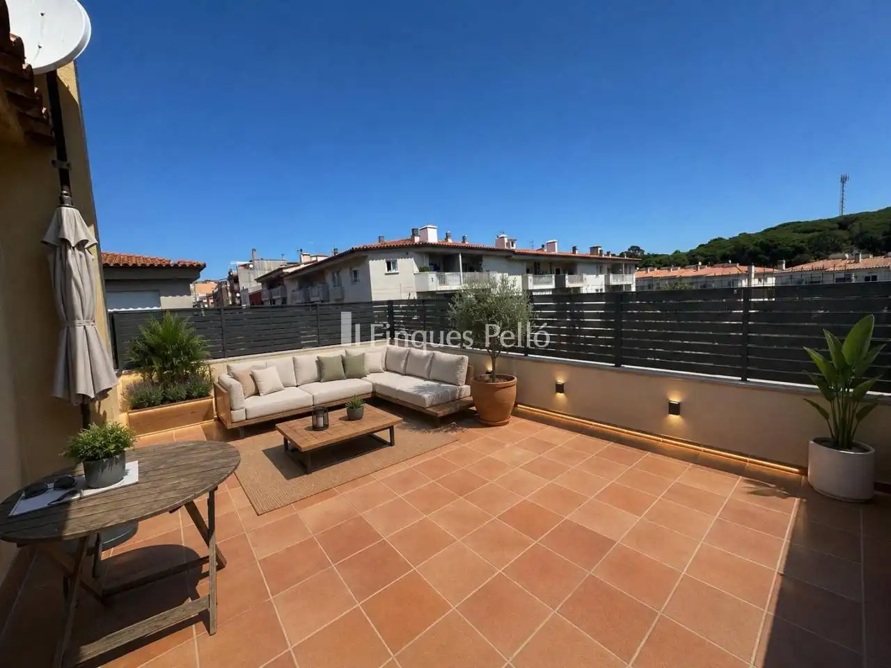 Terraza de Ático en venta en Sant Feliu de Guíxols con Aire acondicionado, Calefacción y Jardín privado