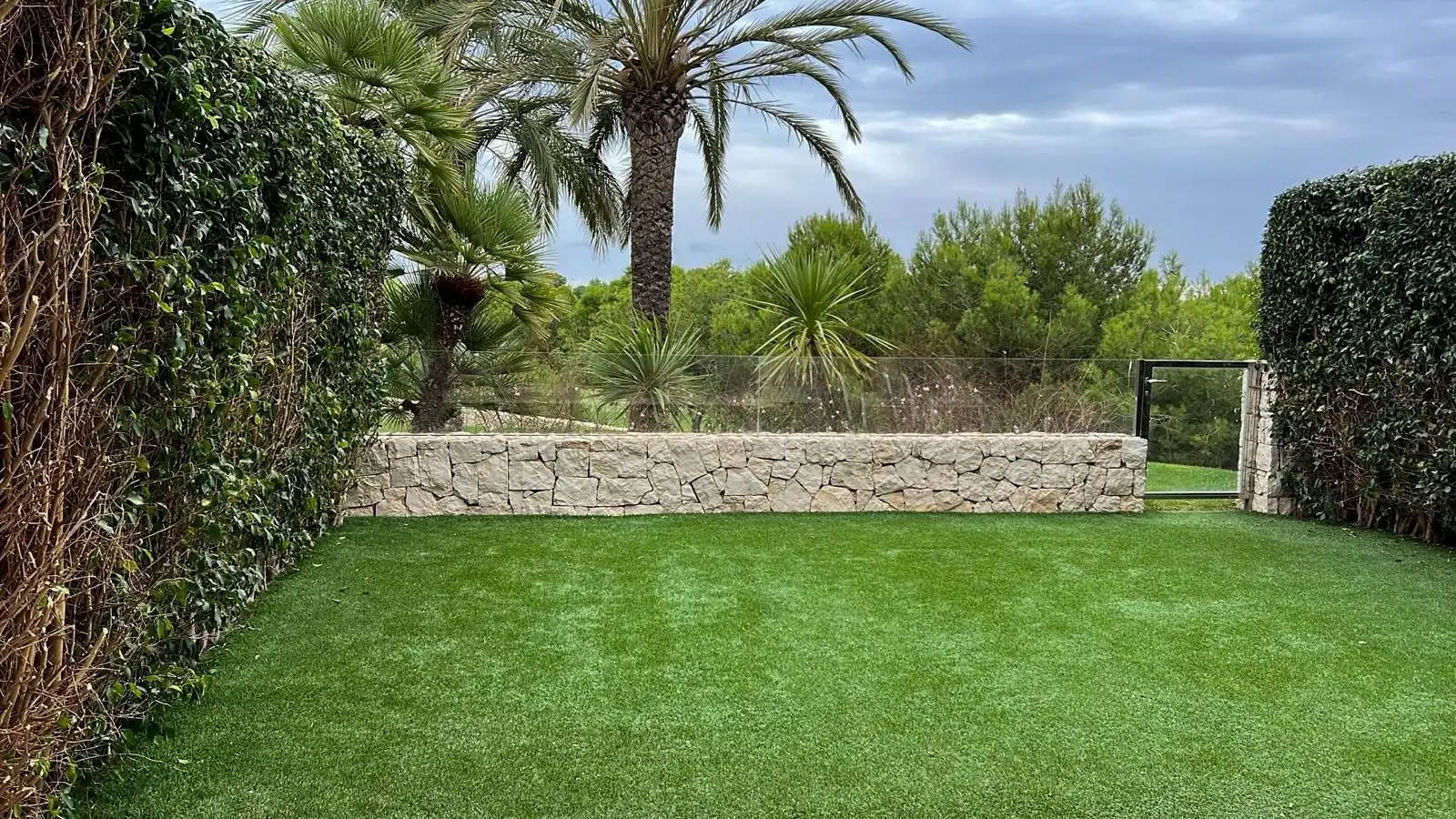 Garten von Wohnung zur Miete in Pilar de la Horadada mit Klimaanlage, Heizung und Privatgarten