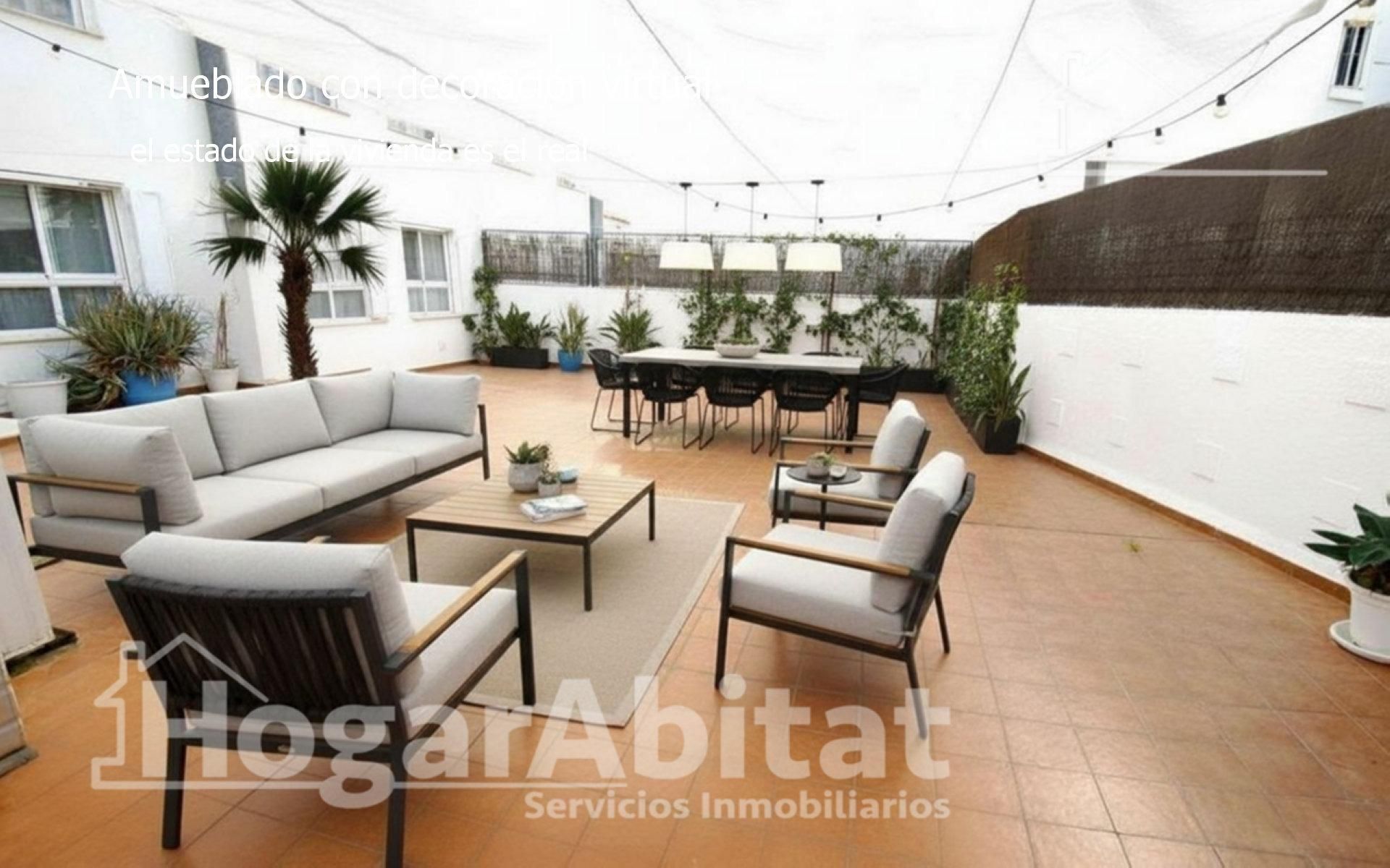 Terrace of Flat for sale in Burriana / Borriana  with Heating, Terrace and Storage room