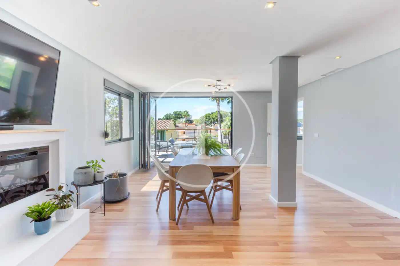 Dining room of Houses for sale in L'Eliana  with Air Conditioner, Heating and Private garden