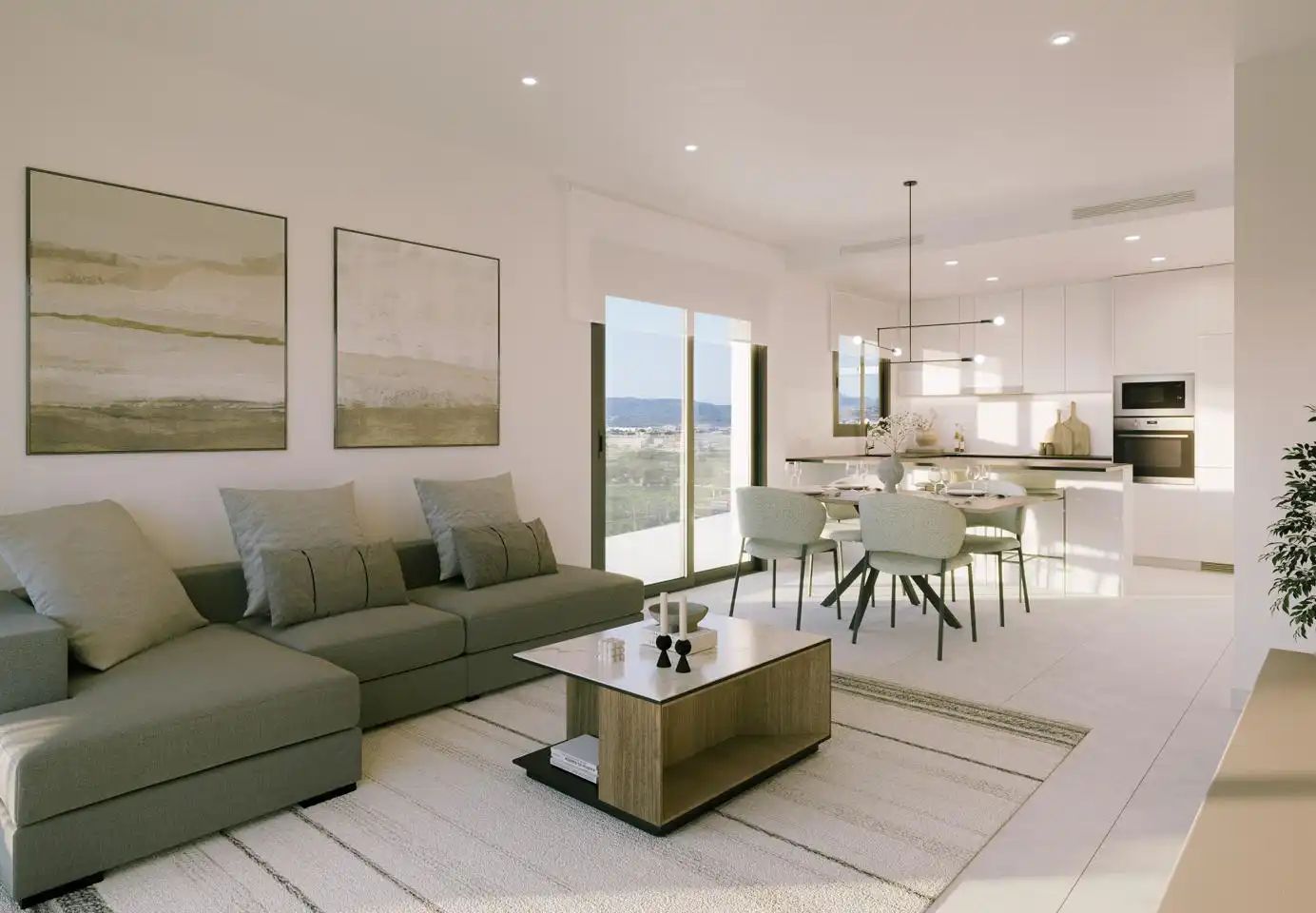 Sala de estar de Piso en venta en Canet d'En Berenguer con Aire acondicionado, Terraza y Amueblado