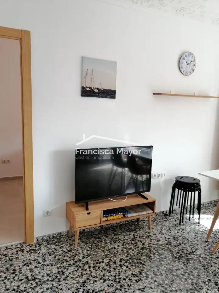 Sala de estar de Piso de alquiler en Valencia con Aire acondicionado, Terraza y Amueblado