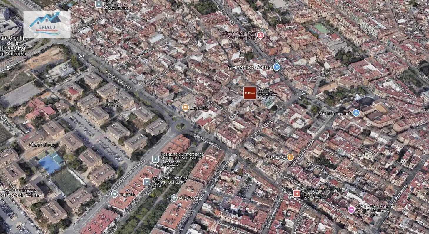 Vista exterior de Piso en venta en Burjassot con Balcón