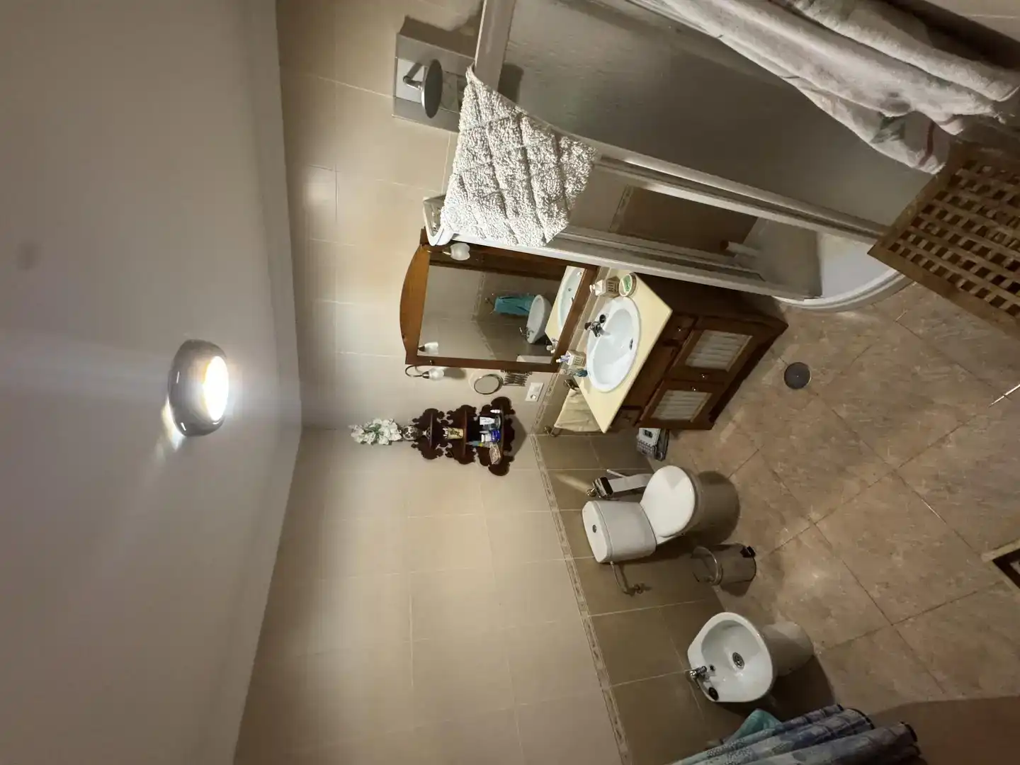 Baño de Casa adosada en venta en Monesterio con Parquet, Amueblado y Horno