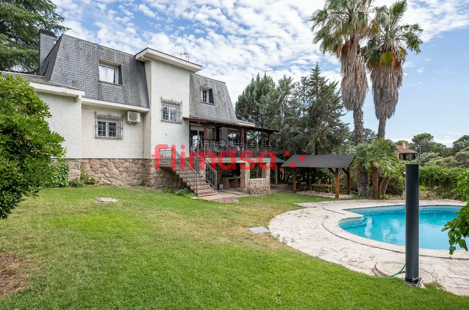 Jardín de Casa o chalet en venta en Villaviciosa de Odón con Aire acondicionado, Calefacción y Piscina