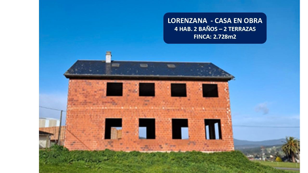 Vista exterior de Casa o xalet en venda en Lourenzá amb Jardí privat, Terrassa i Traster