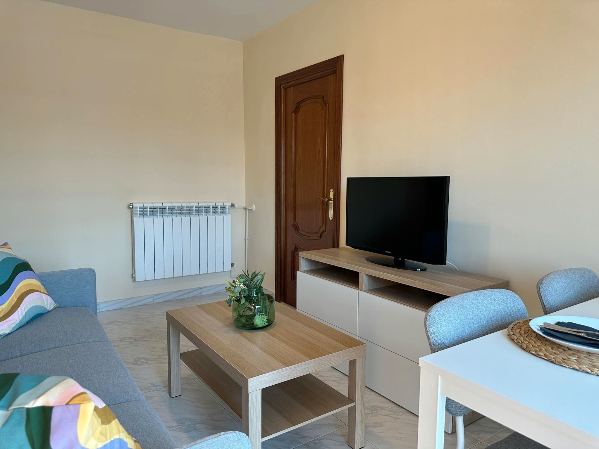 Living room of Flat to rent in  Madrid Capital  with Heating, Furnished and Washing machine