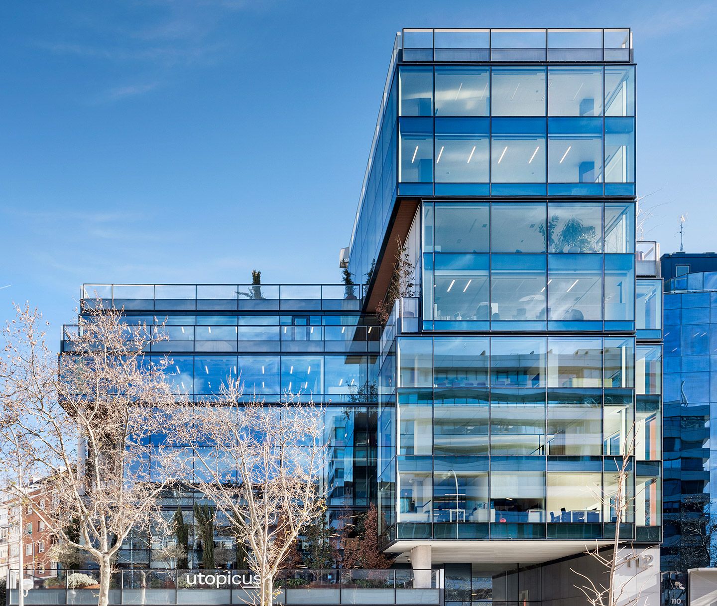 Exterior view of Office to rent in  Madrid Capital  with Air Conditioner, Heating and Alarm
