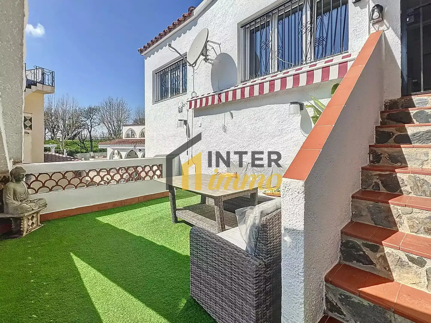 Terraza de Casa o chalet en venta en Empuriabrava con Aire acondicionado