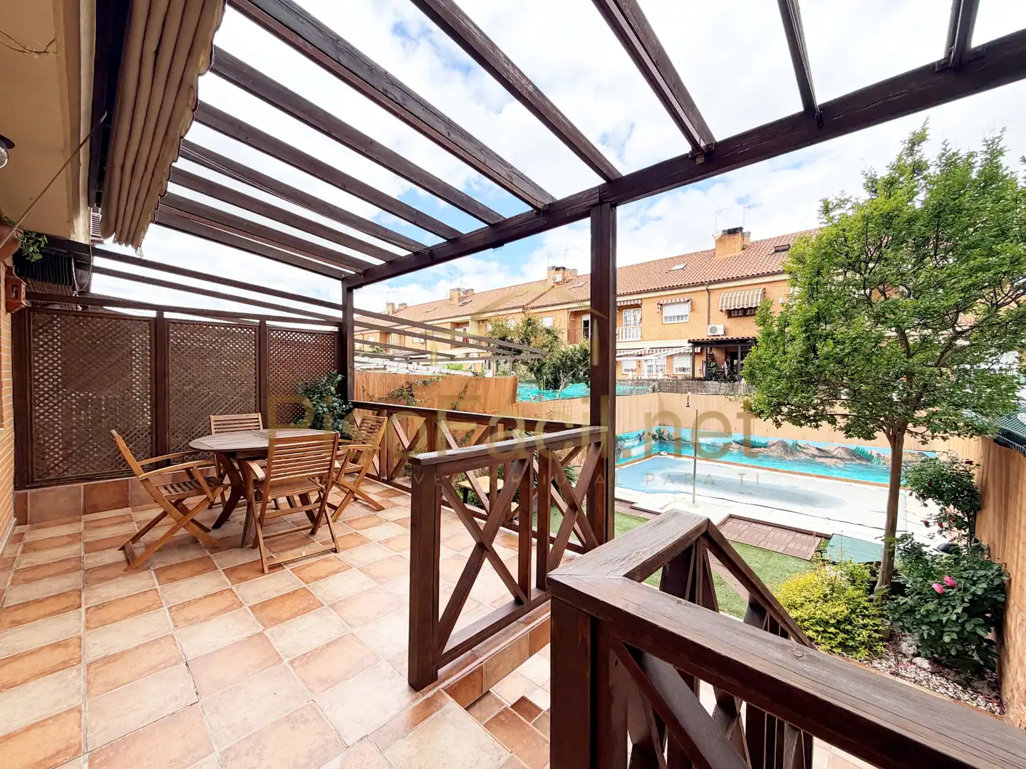 Terrassa de Casa o xalet en venda en Parla amb Aire condicionat, Calefacció i Jardí privat