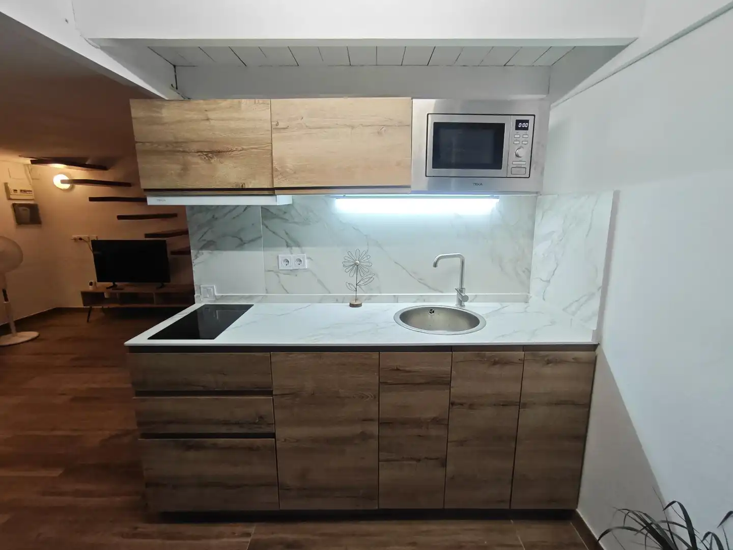 Küche von Büro zur Miete in Barcelona mit Möbliert