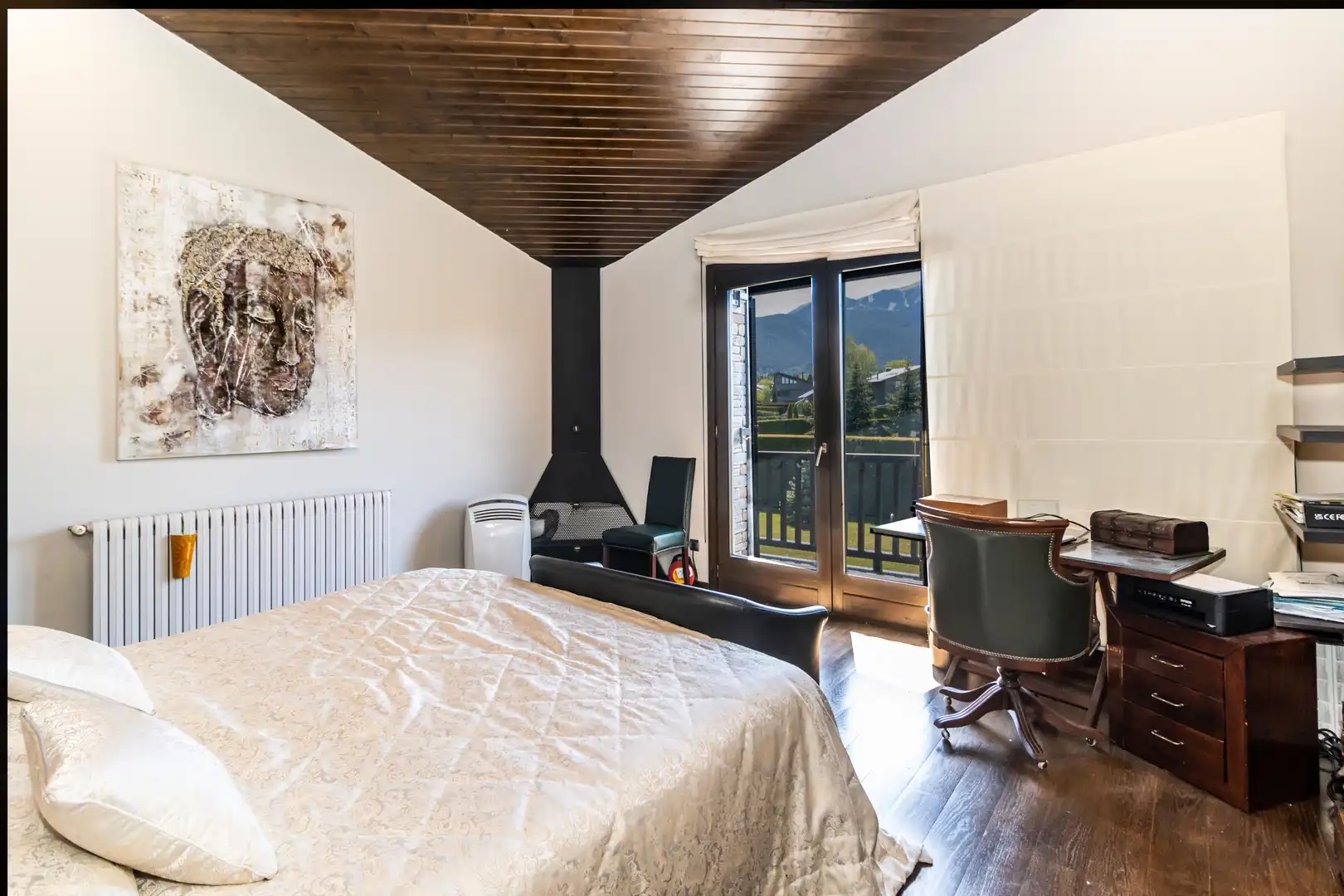 Dormitori de Casa o xalet en venda en Prats i Sansor amb Calefacció, Jardí privat i Parquet