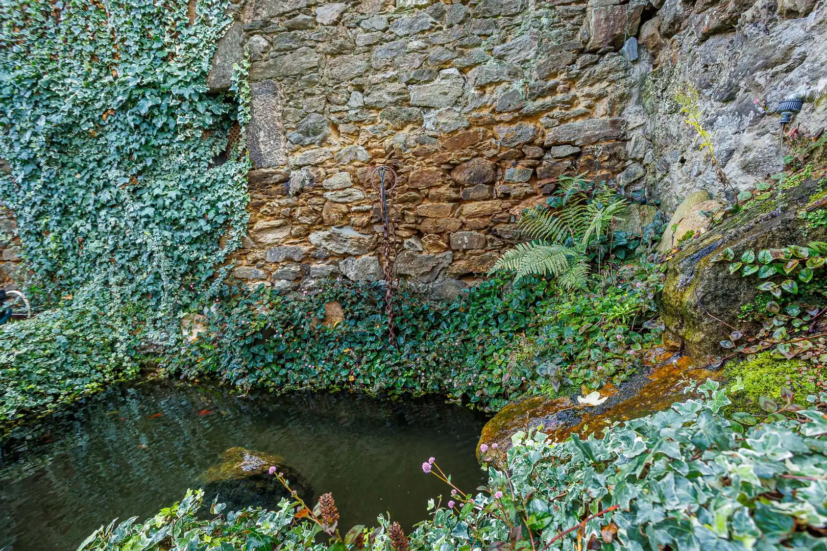 Jardín de Finca rústica en venta en A Laracha   con Amueblado