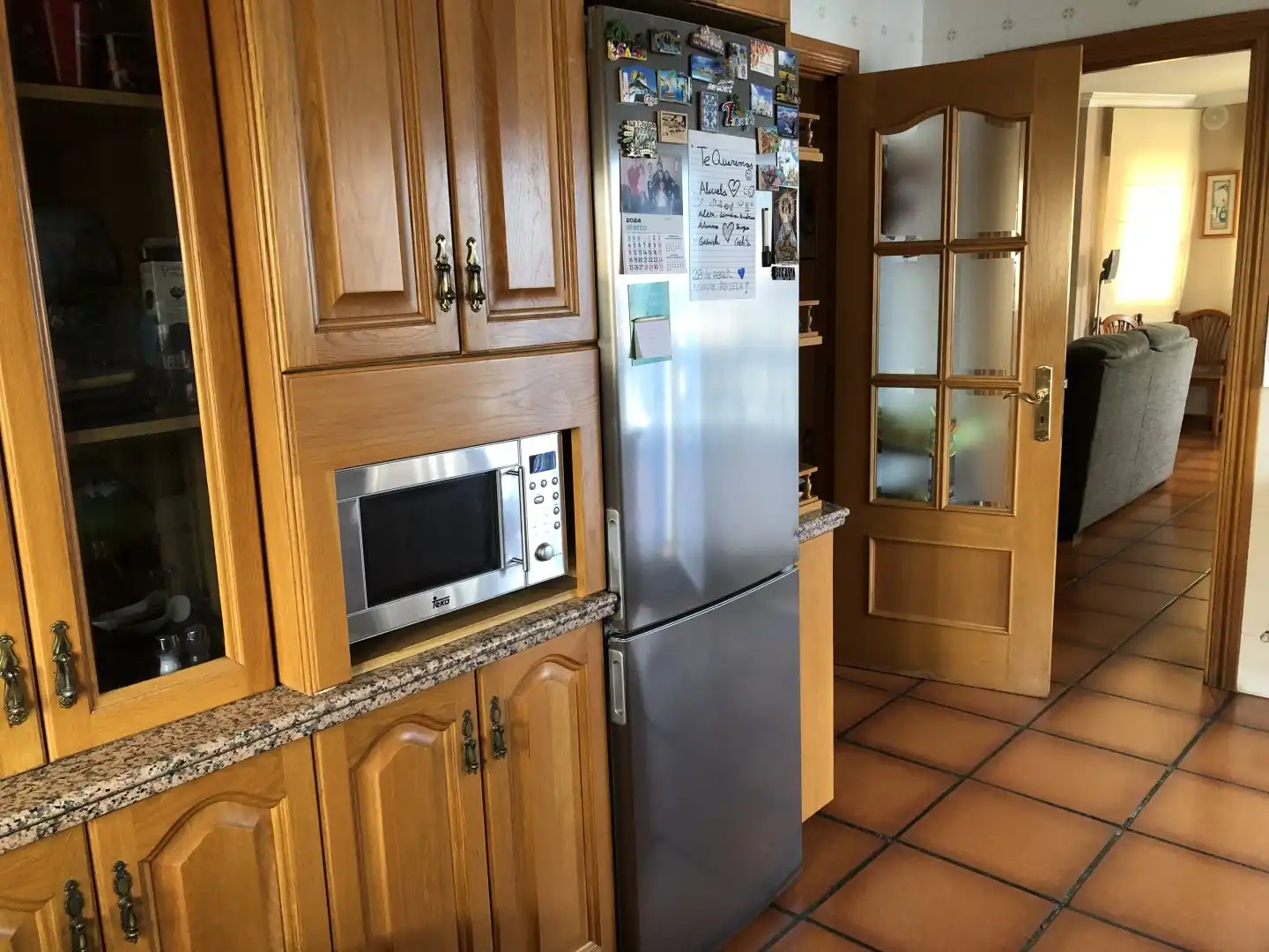 Cuina de Casa o xalet en venda en La Lastrilla  amb Calefacció, Jardí privat i Traster
