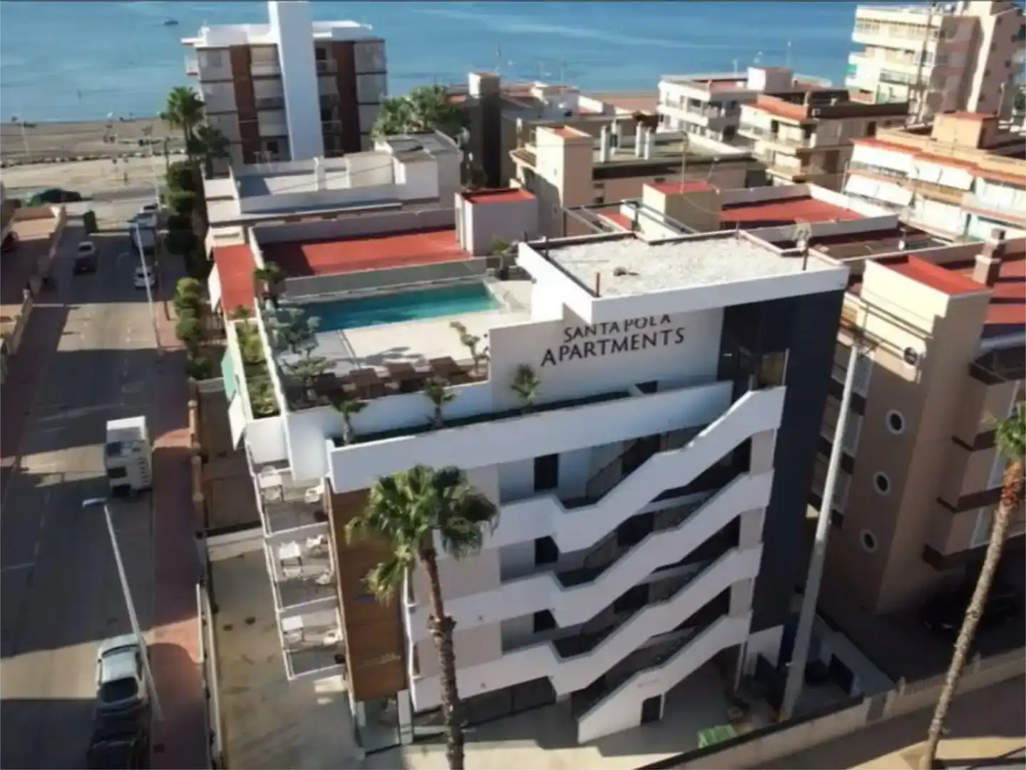 Exterior view of Commercial properties for sale in Santa Pola  with Air Conditioner