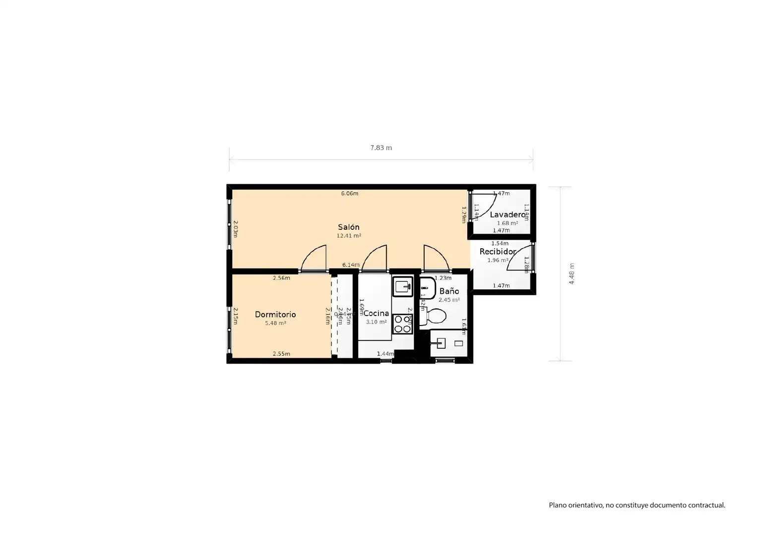 Apartamento de alquiler en Madrid con Aire acondicionado, Calefacción y Parquet