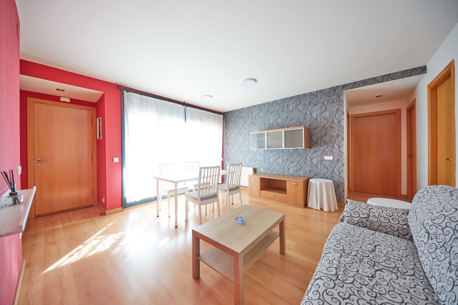 Living room of Flat for sale in La Pobla de Cérvoles  with Heating and Parquet flooring