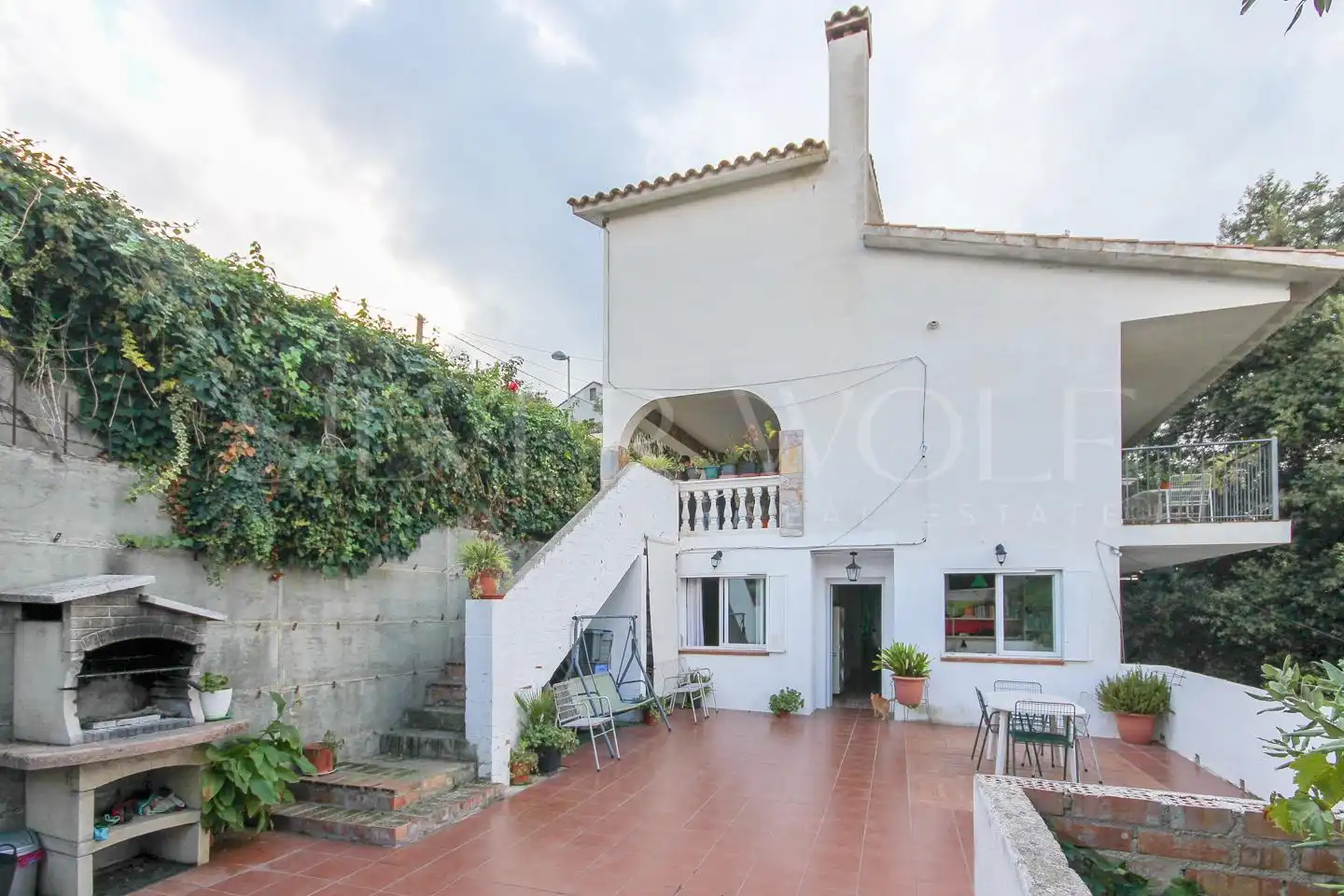 Vista exterior de Casa o xalet en venda en Argentona amb Calefacció, Jardí privat i Terrassa