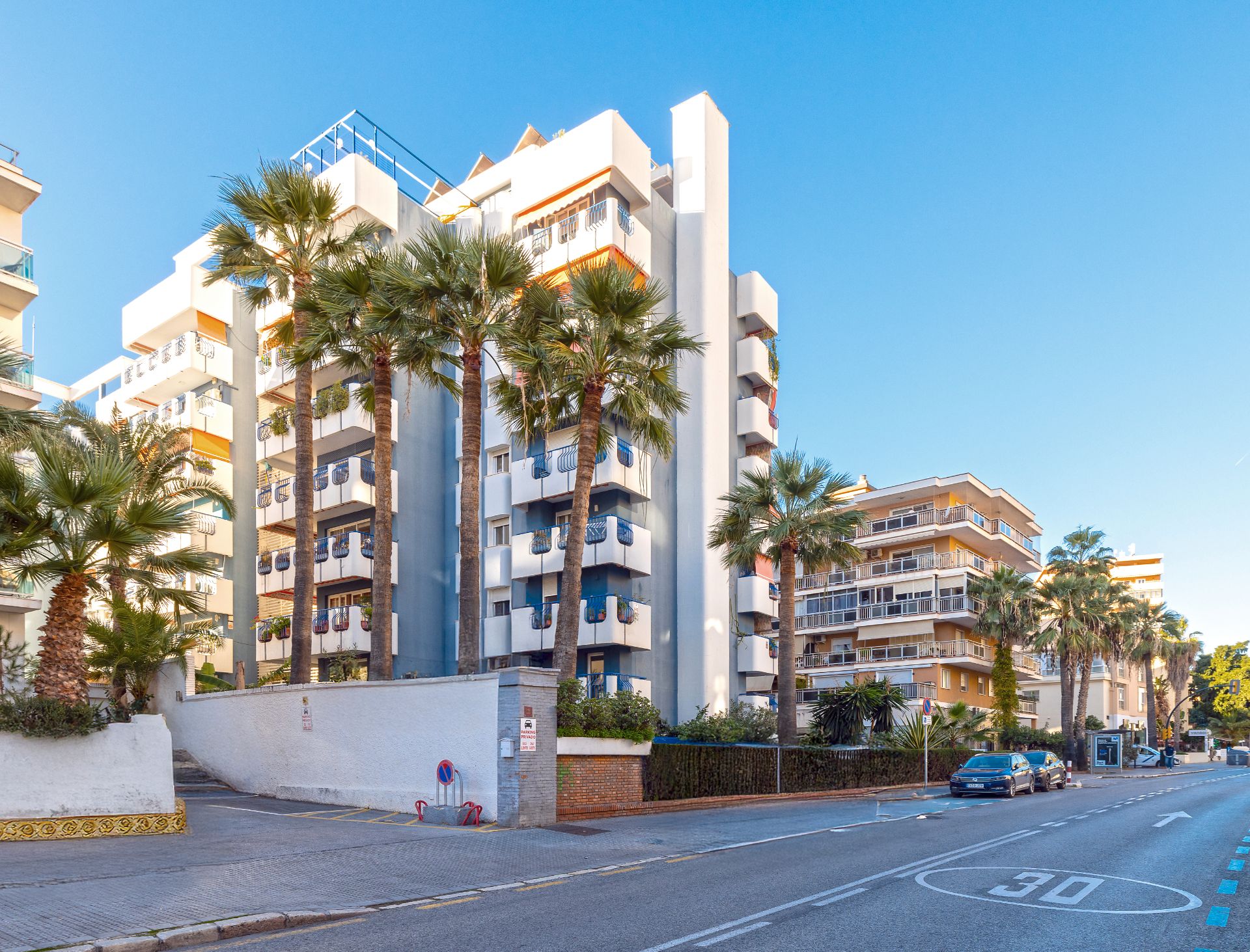 Exterior view of Flat for sale in Málaga Capital  with Air Conditioner, Heating and Terrace