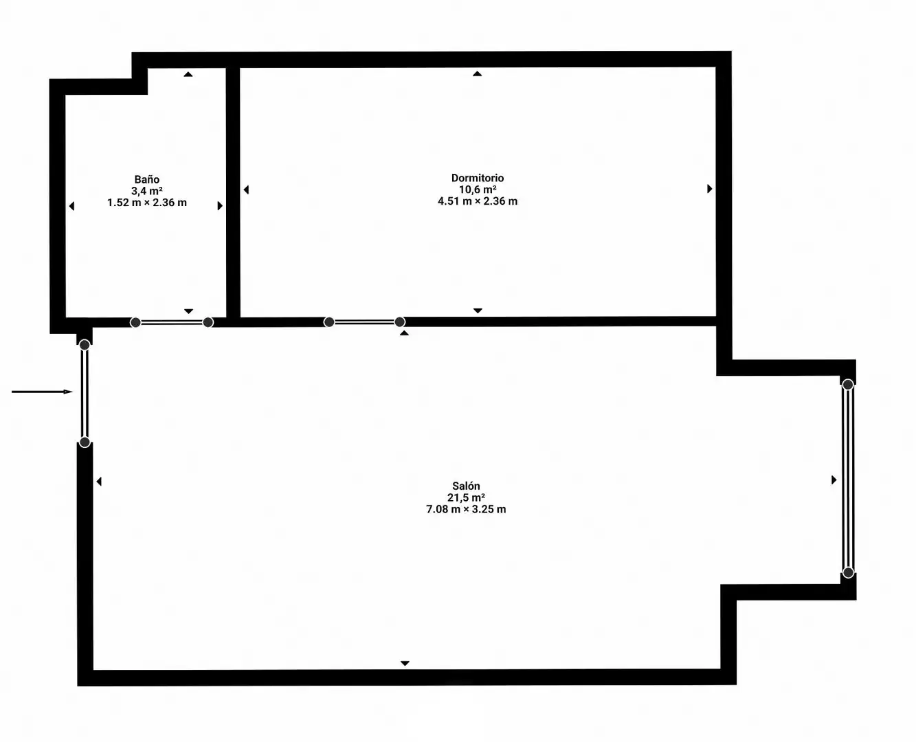 Piso en venta en Aller con Calefacción, Trastero y Amueblado