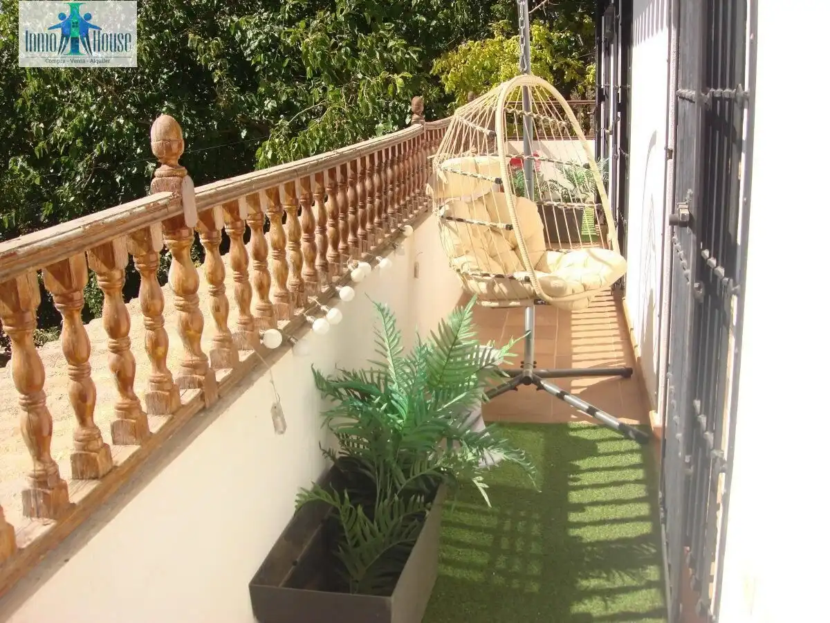 Balcony of Houses for sale in Albacete  with Private garden, Terrace and Swimming Pool