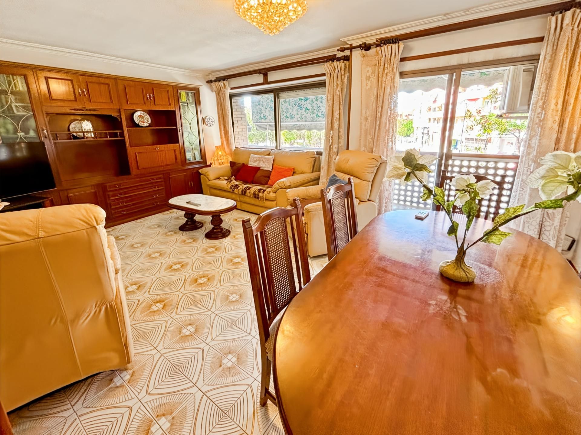 Dining room of Flat for sale in Alicante / Alacant  with Air Conditioner, Private garden and Balcony