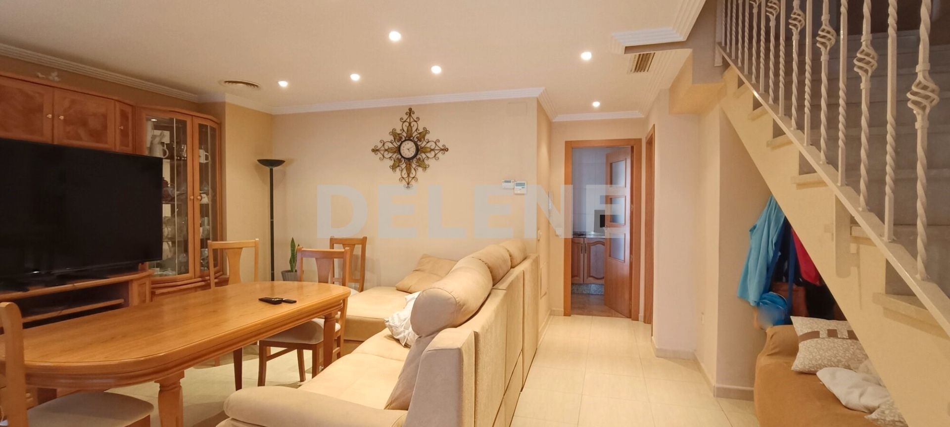 Living room of Single-family semi-detached for sale in Hellín  with Air Conditioner, Heating and Terrace