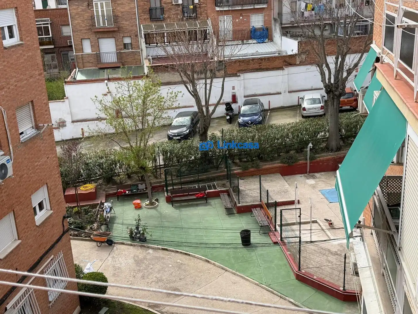 Parking of Flat for sale in Madrid  with Heating, Private garden and Terrace