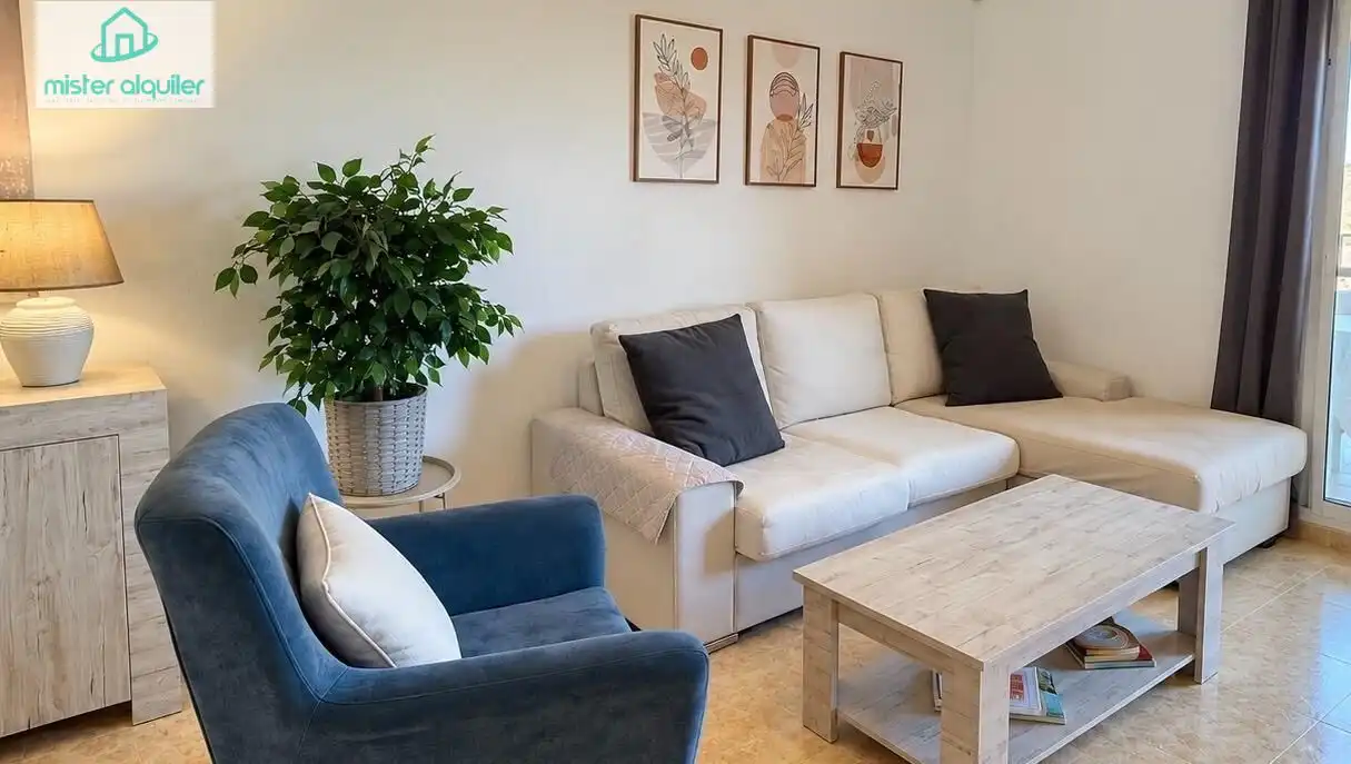 Living room of Houses for rent in Busot  with Air Conditioner, Heating and Private garden