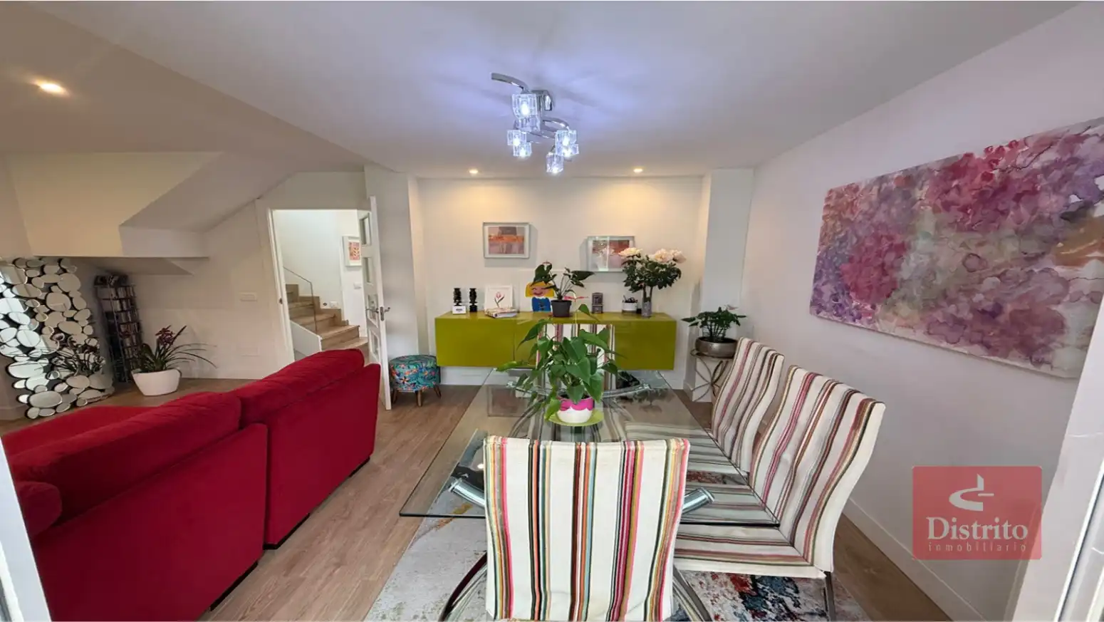 Esszimmer von Einfamilien-Reihenhaus zum Verkauf in Piélagos mit Heizung, Privatgarten und Terrasse