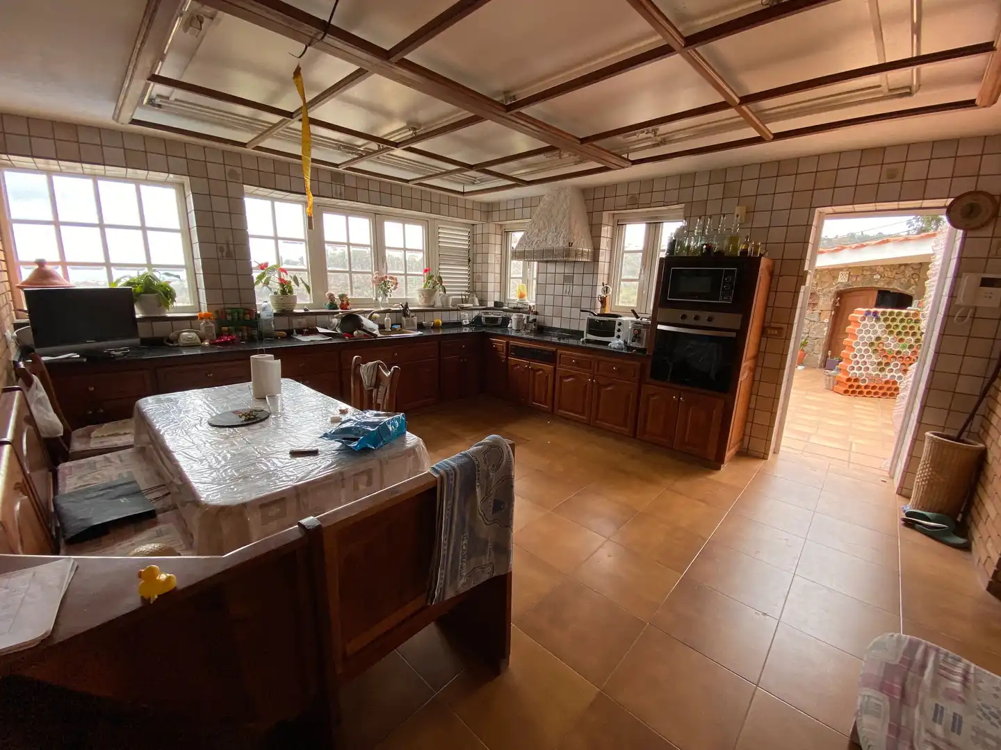 Cocina de Casa o chalet en venta en Santa María de Guía de Gran Canaria con Jardín privado, Terraza y Trastero