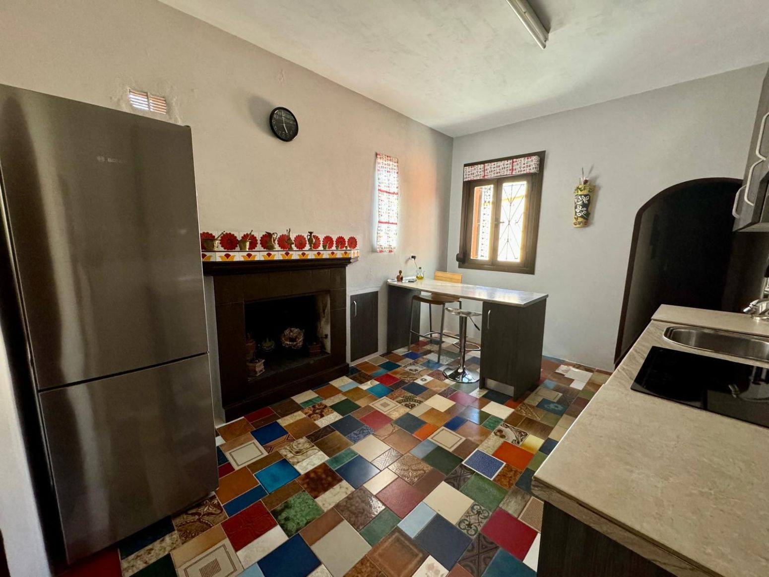 Kitchen of Single-family semi-detached for sale in Baltanás  with Heating, Private garden and Terrace